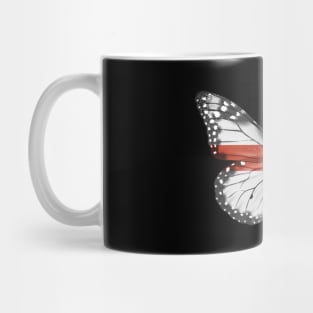 English Flag  Butterfly - Gift for English From England Mug